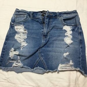 NEW High Rise Vintage Jean Skirt